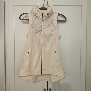Lululemon Go the Distance Vest Antique White Size 6
